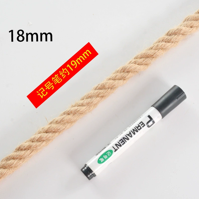 Джутовый канат, пеньковая верёвка для DIY ручных украшений, для метки когтеточки, верёвка для кошек, толстая пеньковая канатная перетягивающая верёвка