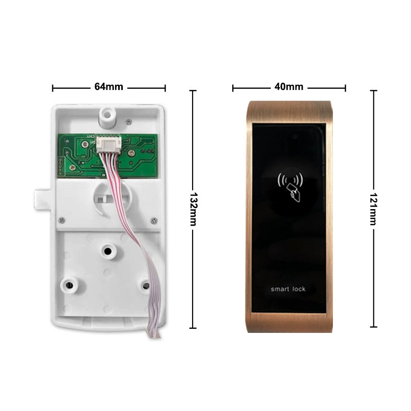 Sauna lock smart bathroom locker electronic induction lock bath center cabinet door lock storage container ID lock