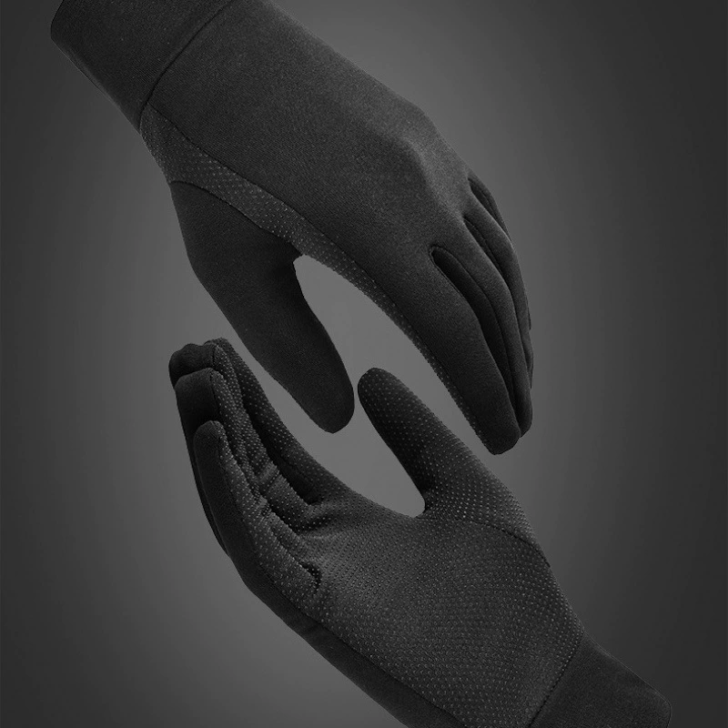 Велосипедные перчатки, зимние велосипедные перчатки с сенсорным экраном, осенние и зимние теплые противоскользящие перчатки для пальцев для горного велосипеда, велосипедные сенсорные длинные пальцы