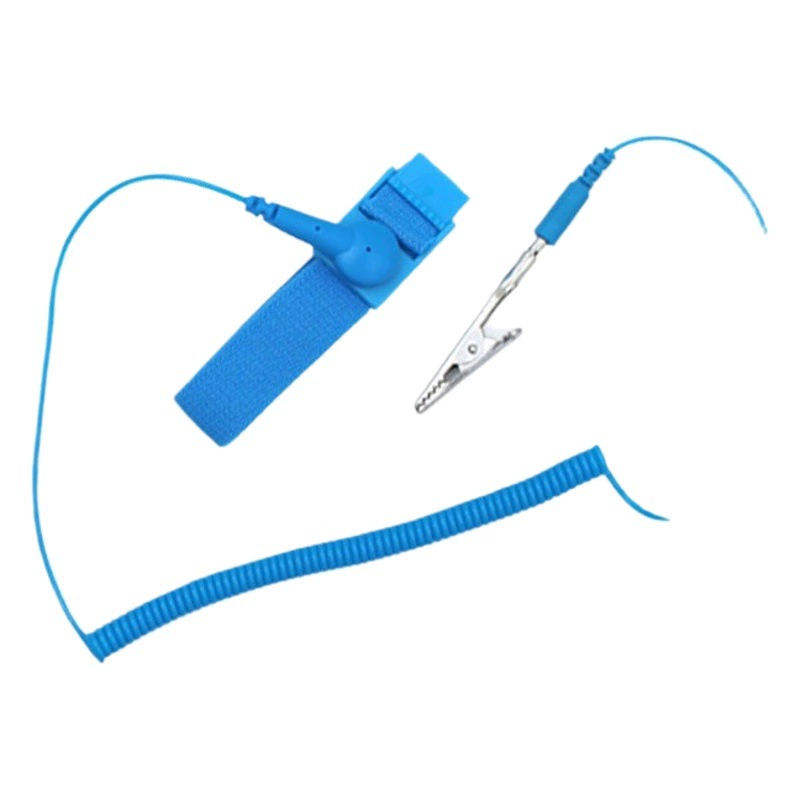 ПВХ проводной антистатический браслет с странной скоростью снятие статического браслета ESD с канатом электростатическое кольцо с удлинением статического браслета