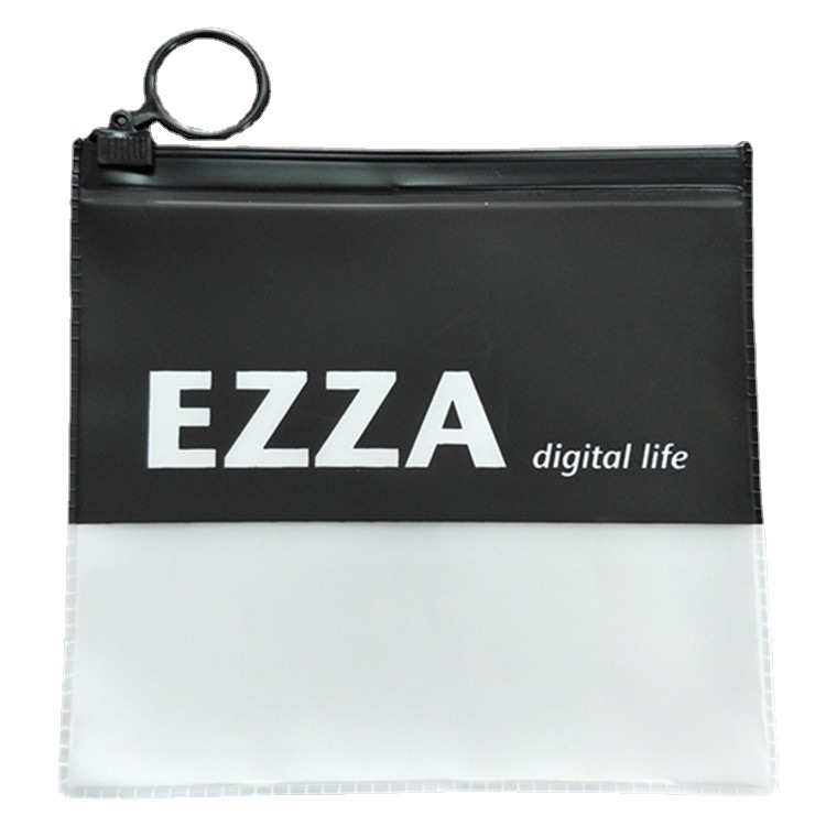 白色EVA圆环拉链袋EVA环保袋数据线包装袋手机配件包装袋