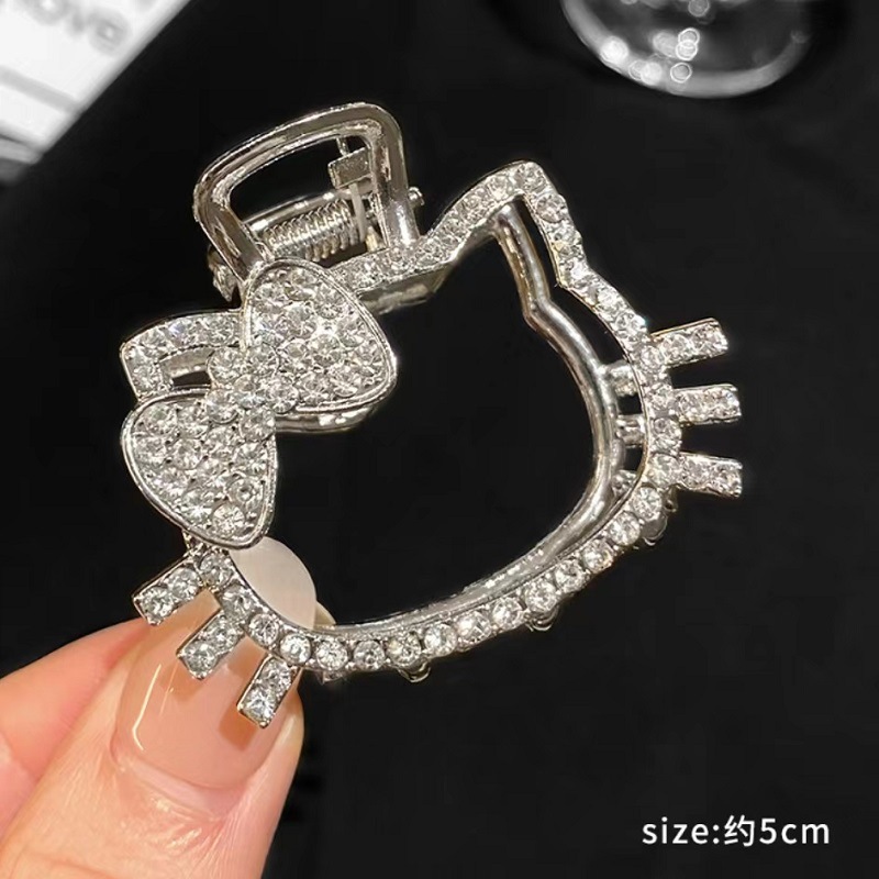 실버 리본 고양이 스크래치 클립