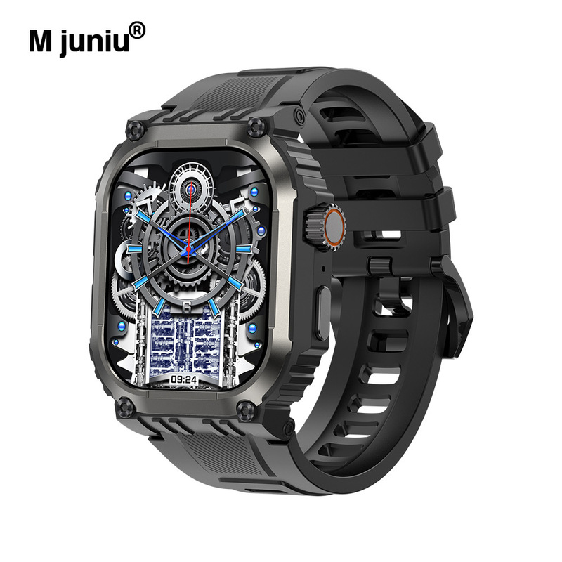 M juniu new LG101 outdoor sports GPS smart watch Bluetooth call voice assistant pressure measurement