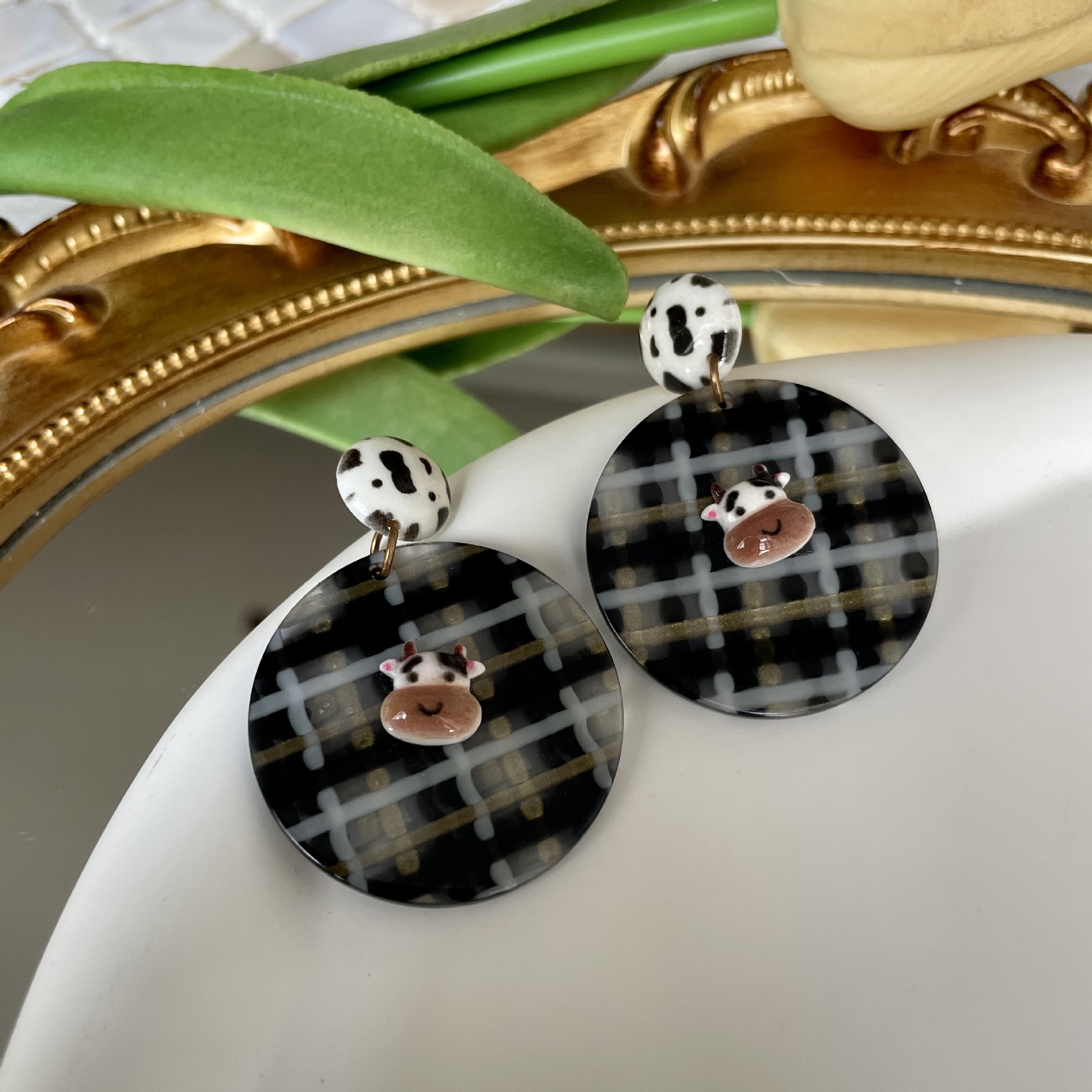 Cartoon earrings