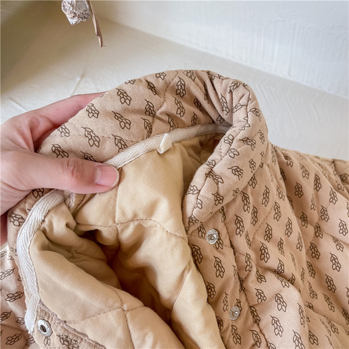  Children's Clothing Autumn and Winter Children's Winter Clothing Korean Style Padded Thickened Cotton Clothes Girls Winter Jackets Cotton Clothes 21872