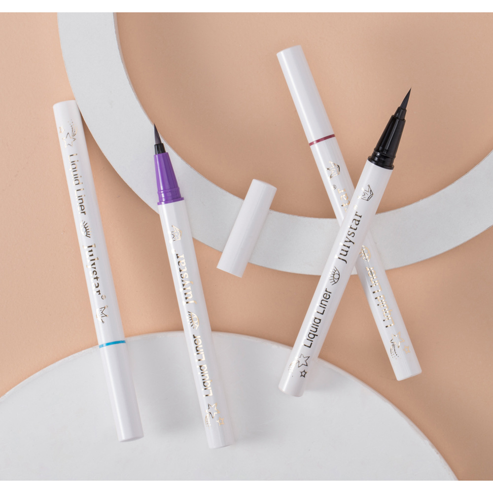 Julystar Non-smudging Long-lasting Waterproof Eyeliner Pen 6-piece set, eye makeup pen wholesale for the under-eye range undefined