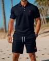 Navy with Red Logo