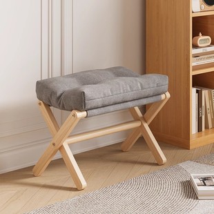 Small Stool for Home Living Room, Low Stool Footrest Pad, Children's Foldable Stool for Changing Shoes, Sofa Leg Rest Footstool Wholesale