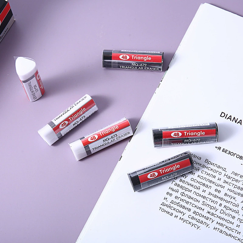 Art teaching two-color eraser for elementary school students