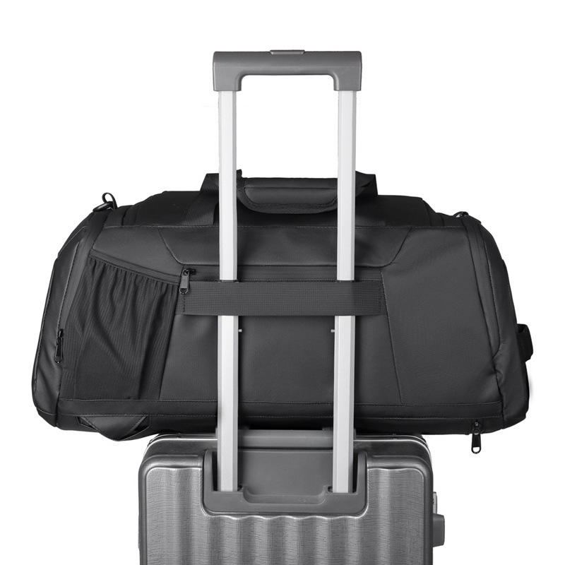 Bolsa de ejercicios para hombres multifuncional separación seca y húmeda bolsa deportiva portátil de hombro de gran capacidad bolsa de equipaje mochila bolsa de viaje
