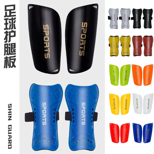 Summer New Children's Football Shin Guards for Boys, Outdoor Protective Sports Training Running, Thickened for Girls, Adult Wholesale, Black