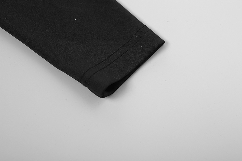 Autumn Winter Women Clothing Sexy Low Cut Color Contrast Base Knitting Casual Jumpsuit Women