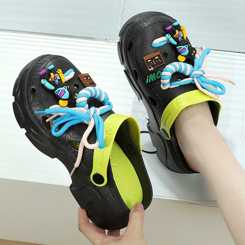 Симпатичные мультяшные пещерные туфли женская летняя одежда 2025 новая сеть