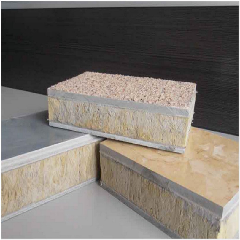 抗风压能力强岩棉保温一体板图片 挤塑板保温一体板厂家