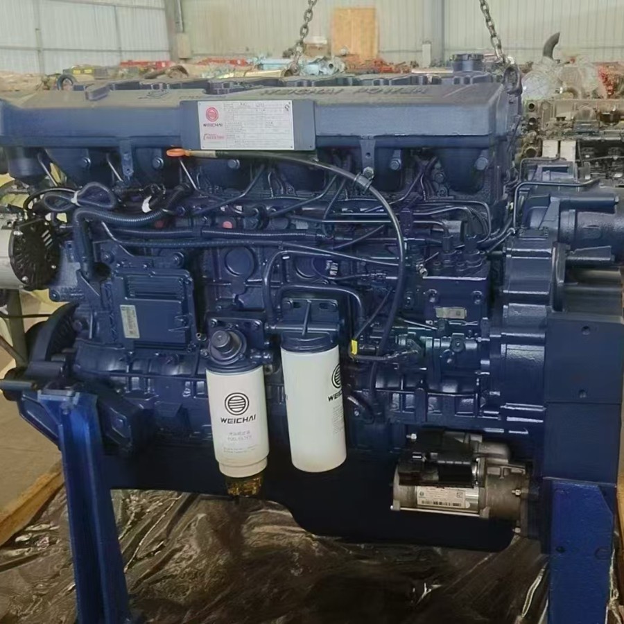 潍柴WP12.430E50矿卡搅拌车后取力重汽豪沃发动机WP13.530E501