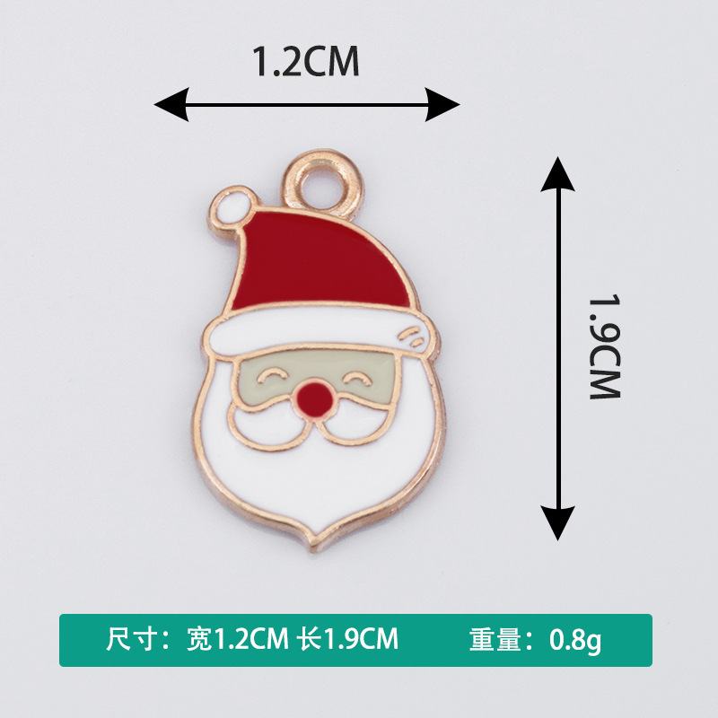 卡通圣诞节系列滴油点钻项链手链吊坠小挂件批发创意饰品diy配件|undefined