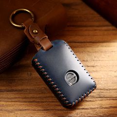 工廠批發車鑰匙套適用於沃爾沃XC60新款S90高檔真皮鑰匙保護殼扣