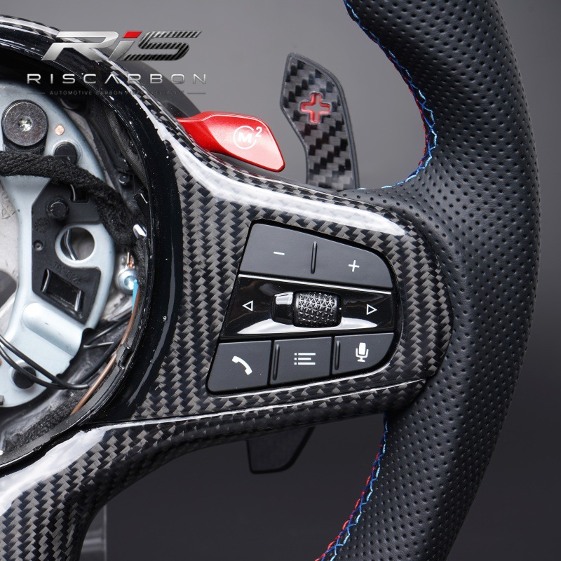 Suitable for Bmw g Carbon Fiber Color Line Led Heated Steering Wheel X3X5G20G30G05G01G22G11G02G06