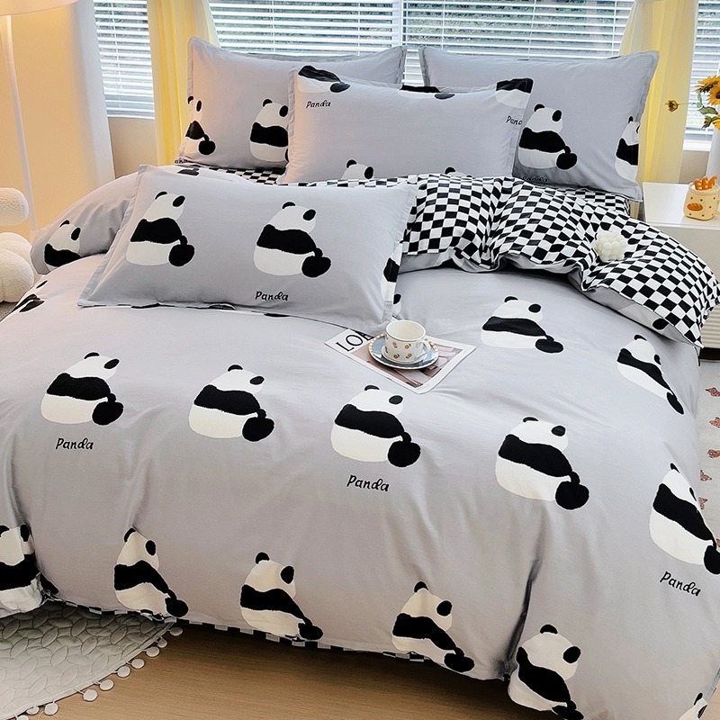 Funda de edredón gruesa de una sola pieza de algodón 100 funda de edredón de dormitorio de estudiantes 150x200x230 individual doble 1.2m niñas