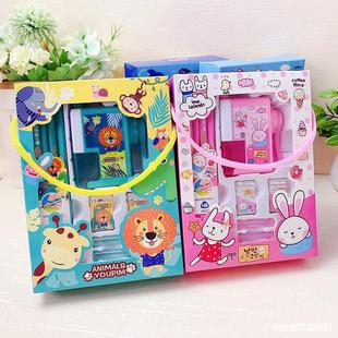 Stationery Set Back-To-School Gift Package Gift Box First Grade School Supplies Primary School Students Entrance Girls Boys Gifts Wenwo