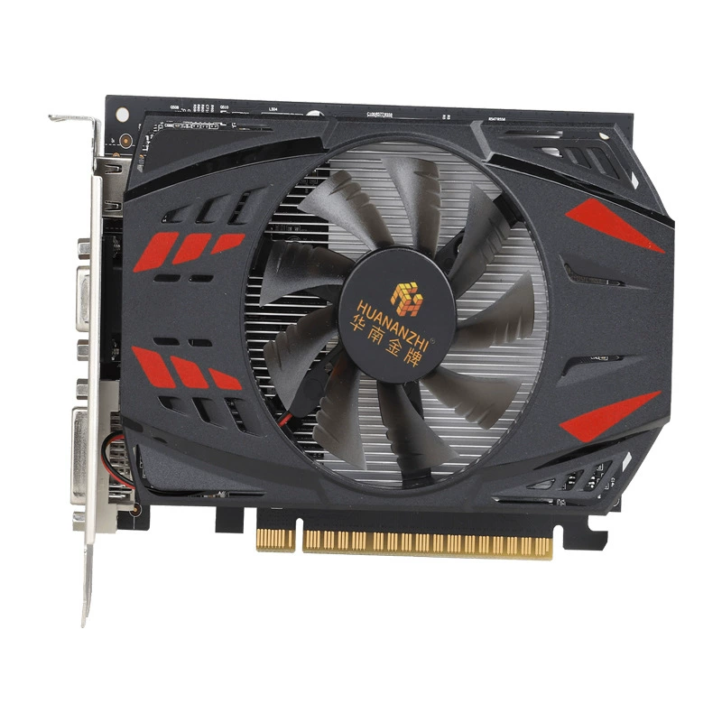 Видеокарта GTX750TI 4G-A китайская золотая карта черный Journey to the West*Wukong одиночный вентилятор воздушного охлаждения 12