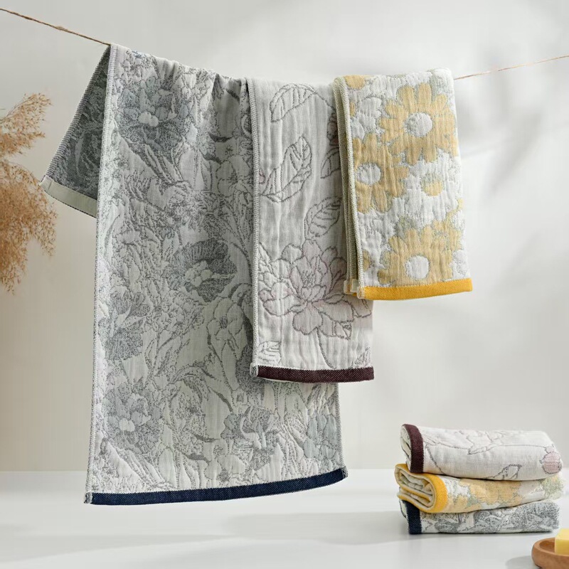 New Gauze Towels, Customizable with Logo, Suitable for Corporate Benefits, Bulk Purchase Gauze Jacquard Face Towels, Face Towels New Gauze Towels, Customizable with Logo, Suitable for Corporate Benefits, Bulk Purchase Gauze Jacquard Face Towels, Face Towels