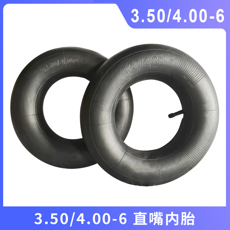 350-6 Inner Tube Handcart Tire 400-6 Inner Tube 350/400-6 Micro-tiller Inflatable Tire