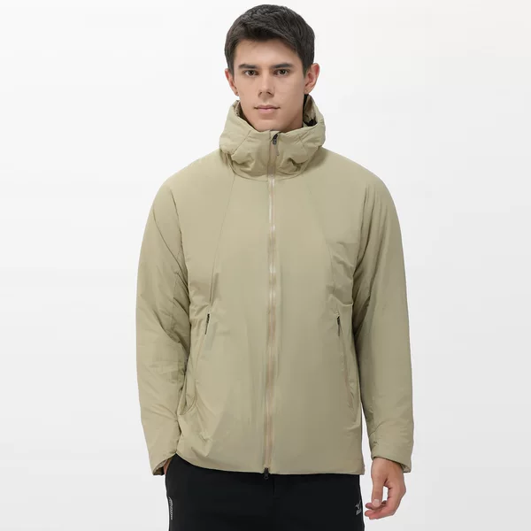 The same model of aviation technology cotton jacket for men and women, hooded, windproof, waterproof, ultra-light, warm, heat-retaining cotton coat