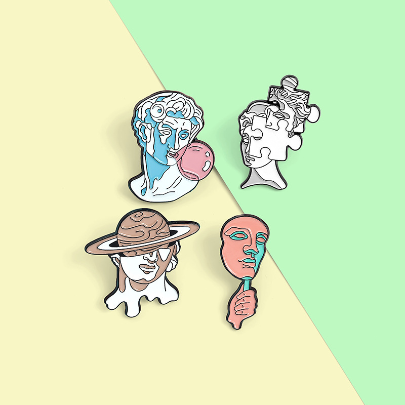 Original Design Cartoon Character Alloy Unisex Brooches display picture 4