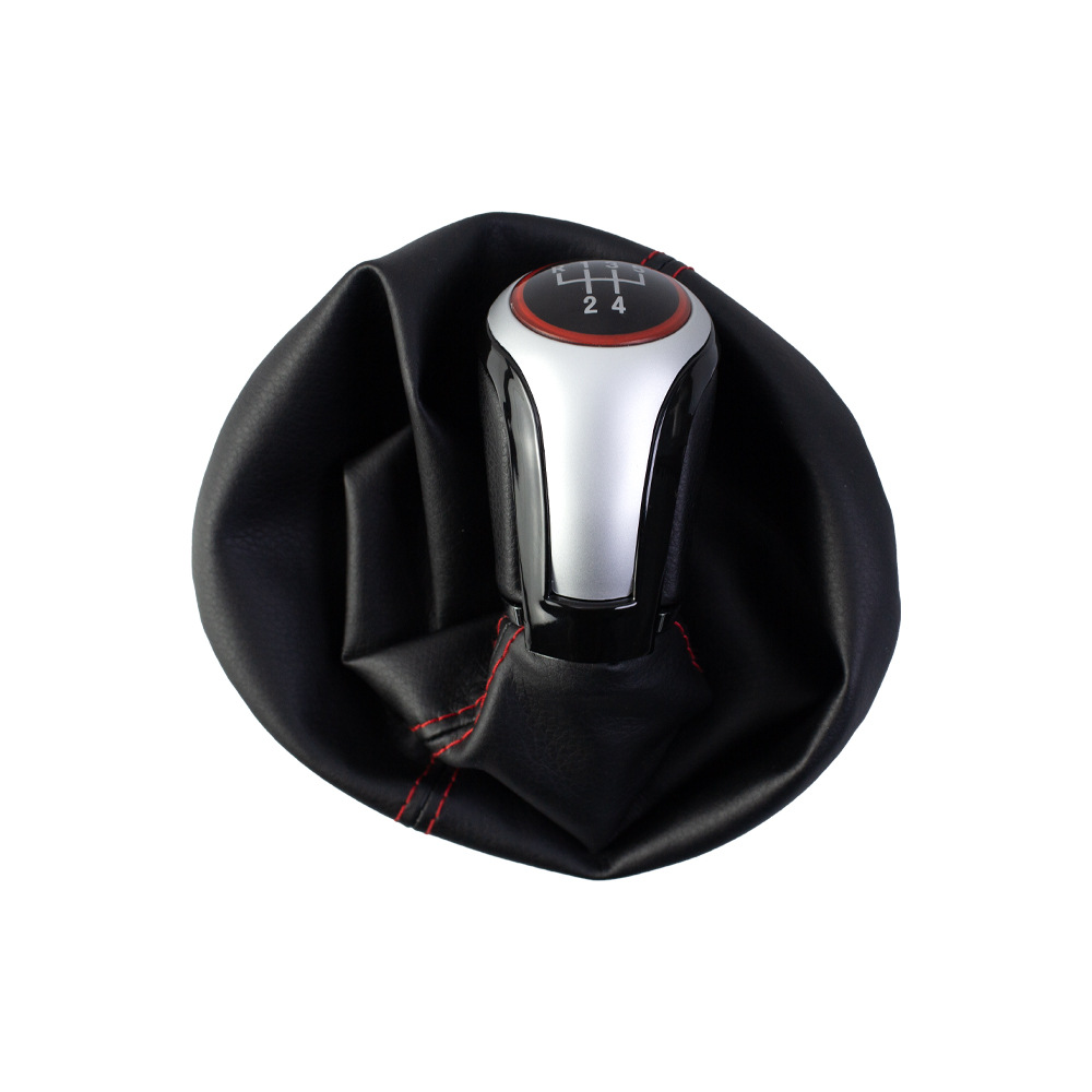 Aplicación transfronteriza Volkswagen golf coche polvo guanta bola de mano integrada 5 velocidades palanca de cambio de velocidad accesorios de cabeza de engranaje image 2