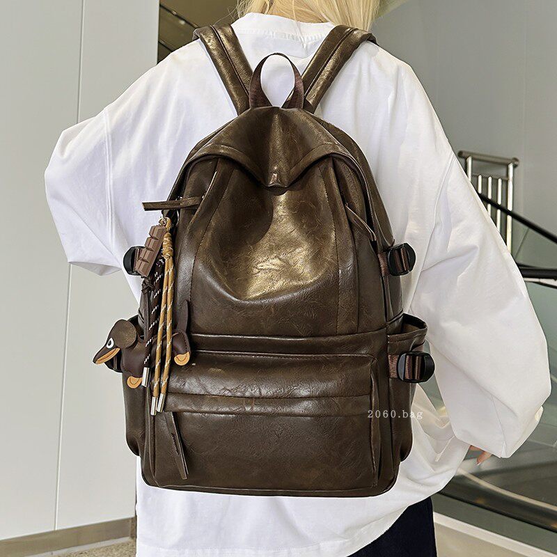 Gran capacidad de primavera nueva moda 2026 estudiantes universitarios diarios clase mochila de hombro mochila de viaje de mujeres
