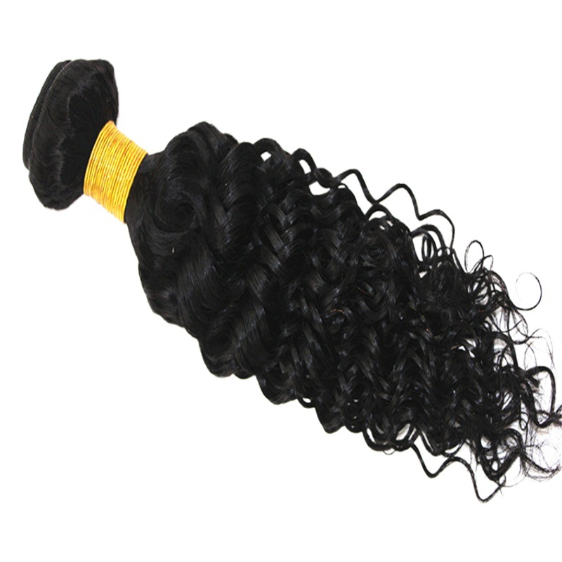 Fábrica al por mayor de pelo real cortina de pelo curvo humanhair peluca europea y americana mujer pelo real Comercio exterior pelo recto