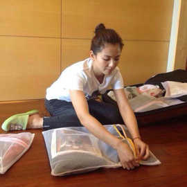 3OBR刘涛同款旅行收纳袋衣服整理袋旅游用品透气网袋衣物行李箱收