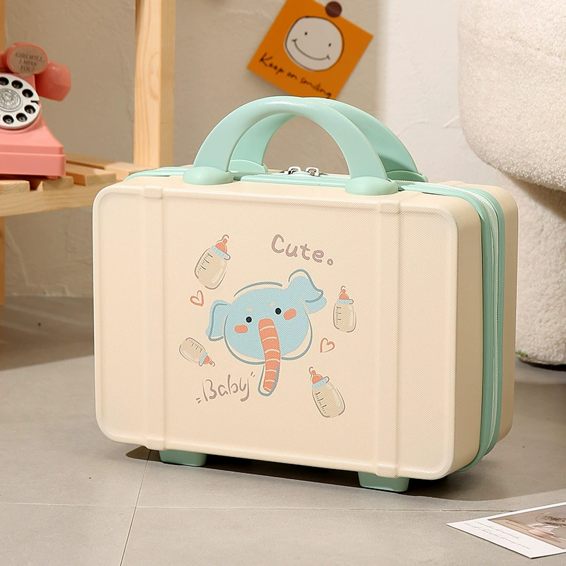 Путешествие маленький ретро чемоданчик handsont storage box, косметичка, 14 дюймов