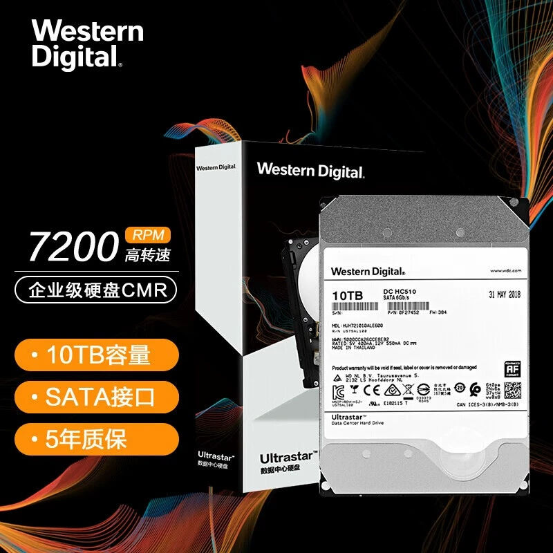 Оригинальный NAS-дисковый накопитель класса enterprise для WD, настольный, 7200 об/мин, 18 ТБ, гелий