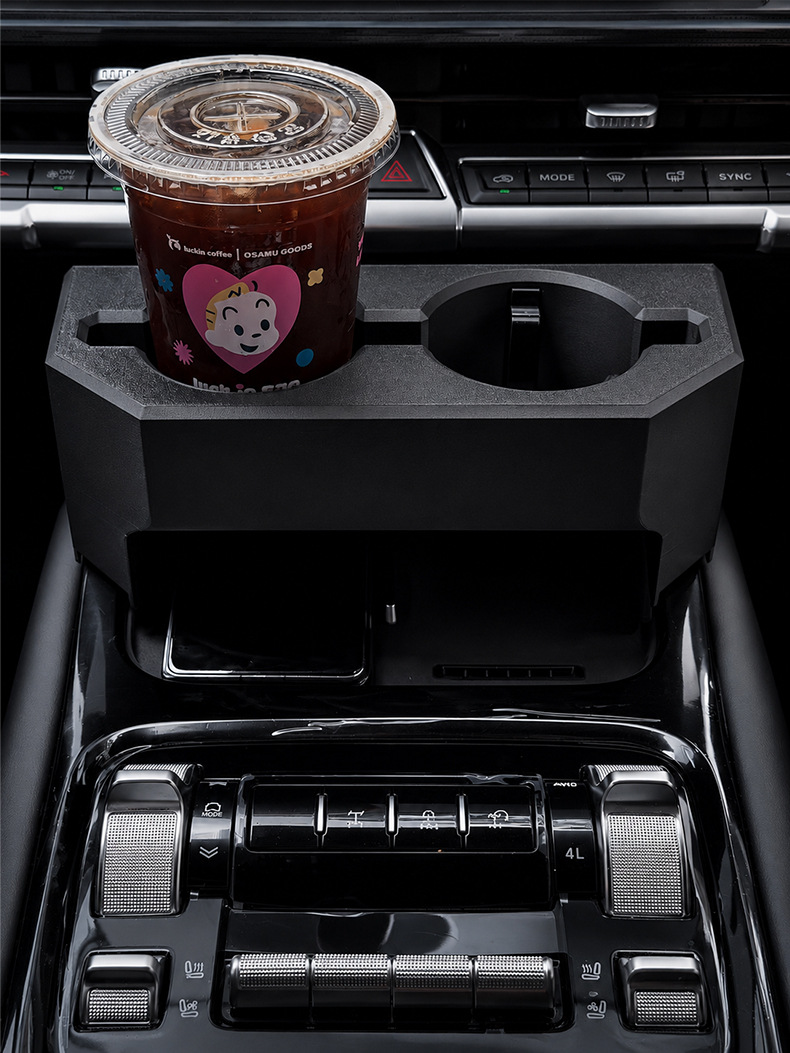 Tank 400 gear shift cup holder, center console cup holder, modified interior multi-functional storage rack, car beverage rack