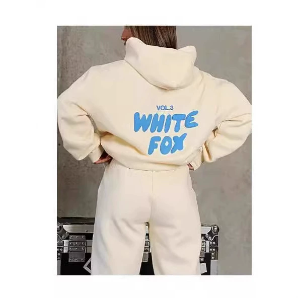 Европейские и американские трансграничные весенне-осенние зимние новые свитера модные спортивные логотипы с длинными рукавами с капюшоном свитера из двух частей