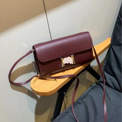 包包2025新款潮高级感时尚单肩斜挎包H扣康康包空姐包钱包女