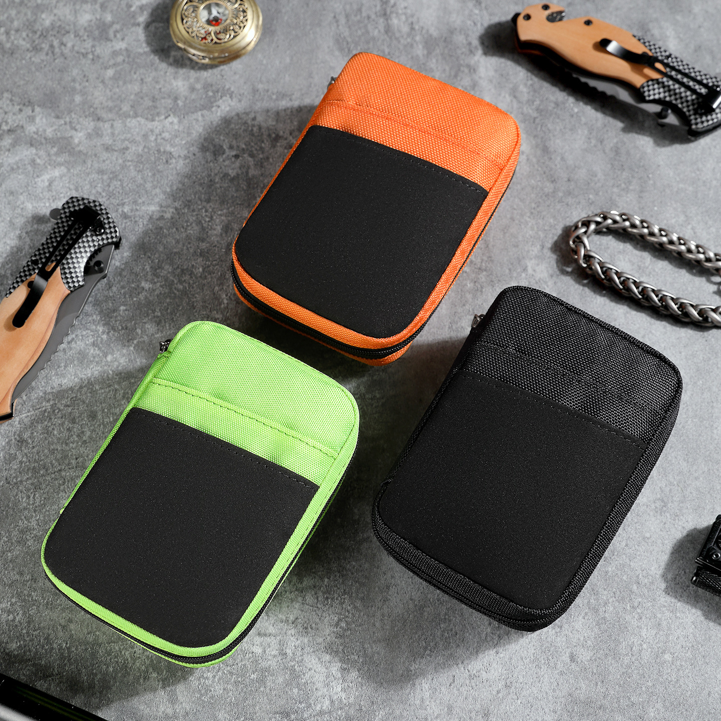 Nuevo bolso de tarjeta transfronterizo multipropósito bolso de almacenamiento de herramientas EDC mini bolso portátil diario
