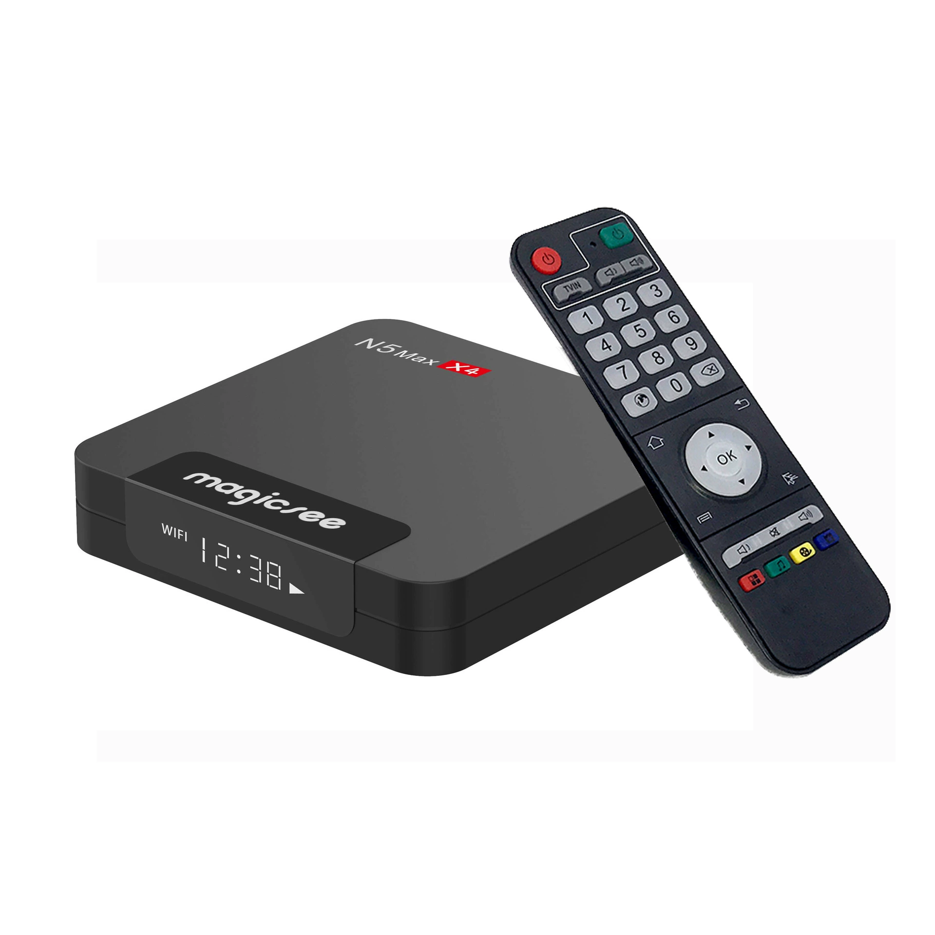 N5 Max X4 Android 11 S905X4 смарт-сетевой медиаплеер HD плеер Wi‑Fi бокс