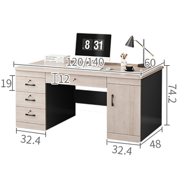 Escritorio de la computadora escritorio del hogar simple dormitorio moderno escritorio simple estudio del estudiante Escritorio de escritura