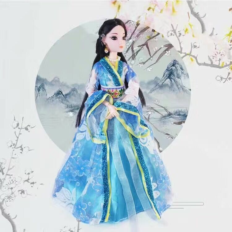 Dress Up Doll Girl Children's Toy Ancient Chinese Style Single Pack Gift Box 30cm Yi Sweet Barbie