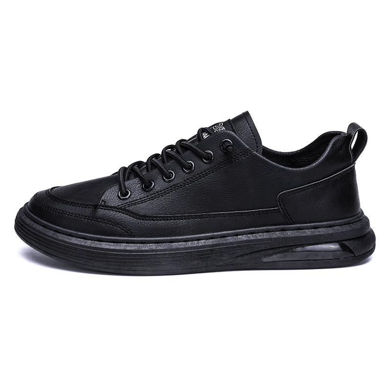Fashionable universal trend low white sneakers for leisure