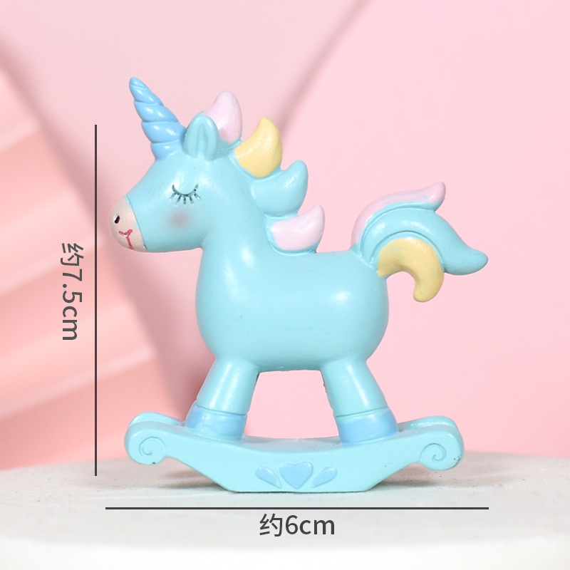 Día de los niños regalo de cumpleaños decoración de la torta atmósfera decoración música carrusel ocho caja de música traje romántico