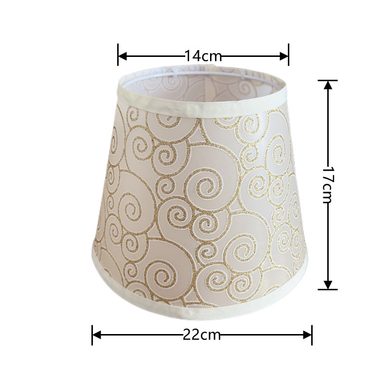 Tela de la lámpara de mesa de noche creativa pantalla tejida dormitorio lámpara de pie Shell PVC pantalla ventas directas de la fábrica
