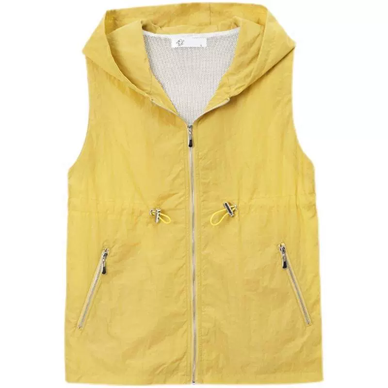 Thin summer vest, tank top, short autumn jacket, plus size