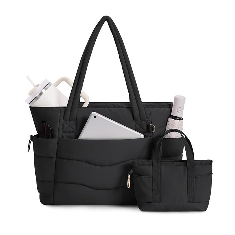 Amazon nueva bolsa de tote, bolsa de viaje de yoga de gran capacidad, bolso de hombro portátil ligero, bolso de moda casual