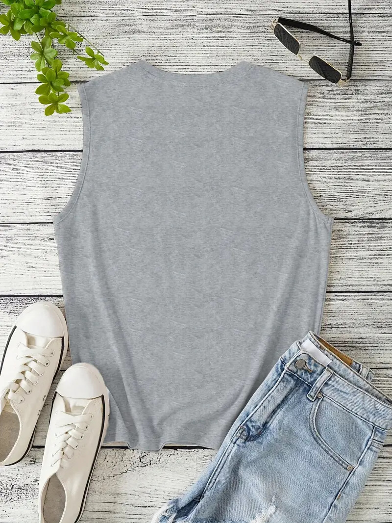 Canotta donna girocollo senza maniche versatile top estivo_voghion.com