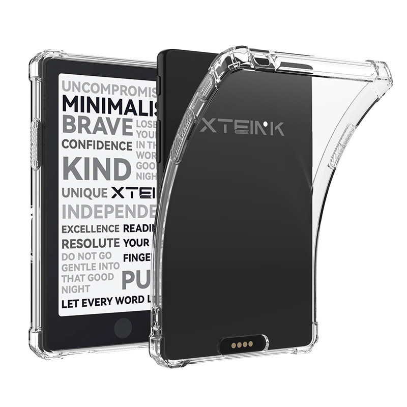 Suitable for Yuexing XTEINK X4Pro protective case 4.3inch airbag anti-drop transparent TPU soft case 2026 Suitable for Yuexing XTEINK X4Pro protective case 4.3inch airbag anti-drop transparent TPU soft case 2026