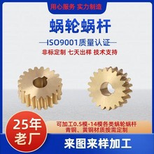 穿线机铜蜗轮铸造高精度涡轮锡青铜蜗轮蜗杆来图来样涡轮蜗杆
